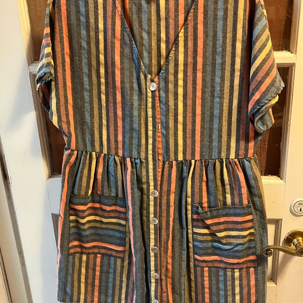 Entro Multicolor Striped Dress